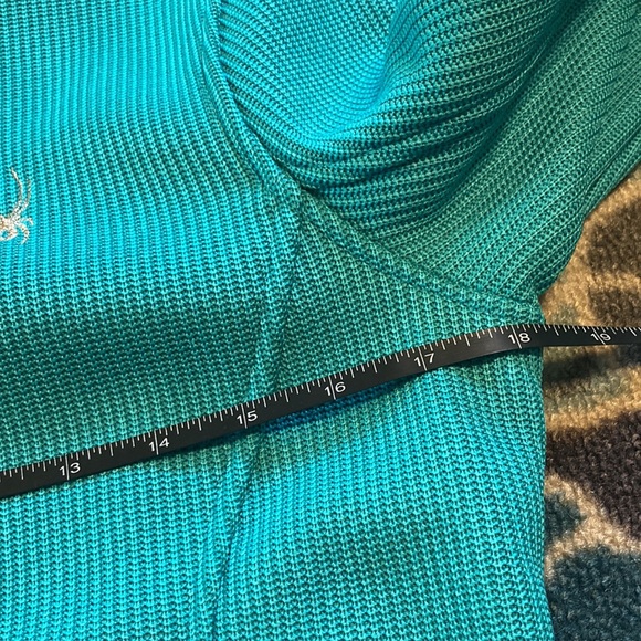Spider Teal core sweater size M - Picture 11 of 11